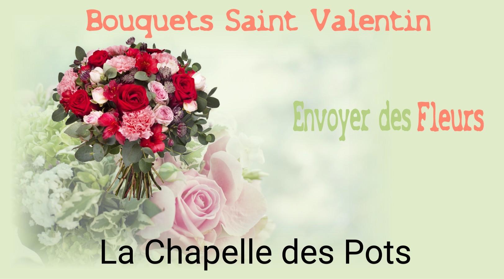 Roses de Saint-Valentin livrées à La Chapelle-des-Pots